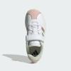 imageadidas Baby VL Court 30 Hook amp Loop ShoeFtwr White Linen Green Met Sandy Pink Met