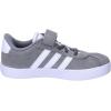 imageadidas Baby VL Court 30 Hook amp Loop ShoeGrey Three Cloud White Grey Two