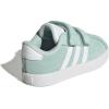 imageadidas Baby VL Court 30 Hook amp Loop ShoeHalo MintWhiteBlack