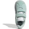 imageadidas Baby VL Court 30 Hook amp Loop ShoeHalo MintWhiteBlack