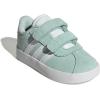 imageadidas Baby VL Court 30 Hook amp Loop ShoeHalo MintWhiteBlack