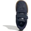 imageadidas Baby VL Court 30 Hook amp Loop ShoeInkWhiteGum