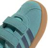 imageadidas Baby VL Court 30 Hook amp Loop ShoeMint TonPreloved InkSilver Metallic
