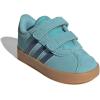 imageadidas Baby VL Court 30 Hook amp Loop ShoeMint TonPreloved InkSilver Metallic
