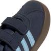 imageadidas Baby VL Court 30 Hook amp Loop ShoeNight IndigoClear SkyGum