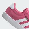 imageadidas Baby VL Court 30 Hook amp Loop ShoePink Fusion Cloud White Grey Four
