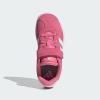 imageadidas Baby VL Court 30 Hook amp Loop ShoePink Fusion Cloud White Grey Four