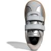 imageadidas Baby VL Court 30 Hook amp Loop ShoeSilver MetallicBlackLgh Solid Grey