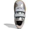 imageadidas Baby VL Court 30 Hook amp Loop ShoeSilver MetallicBlackLgh Solid Grey