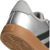 imageadidas Baby VL Court 30 Hook amp Loop ShoeSilver MetallicBlackLgh Solid Grey