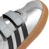 imageadidas Baby VL Court 30 Hook amp Loop ShoeSilver MetallicBlackLgh Solid Grey