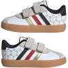 imageadidas Baby VL Court 30 Hook amp Loop ShoeWhiteBlackGold Metallic