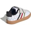 imageadidas Baby VL Court 30 Hook amp Loop ShoeWhiteBlackGold Metallic