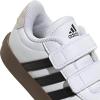 imageadidas Baby VL Court 30 Hook amp Loop ShoeWhiteBlackGrey