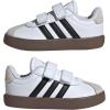 imageadidas Baby VL Court 30 Hook amp Loop ShoeWhiteBlackGrey