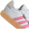 imageadidas Baby VL Court 30 Hook amp Loop ShoeWhiteBliss PinkAlumina