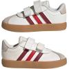 imageadidas Baby VL Court 30 Hook amp Loop ShoeWhiteCollegiate BurgundyWonder Alumina