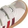 imageadidas Baby VL Court 30 Hook amp Loop ShoeWhiteCollegiate BurgundyWonder Alumina
