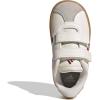 imageadidas Baby VL Court 30 Hook amp Loop ShoeWhiteCollegiate BurgundyWonder Alumina