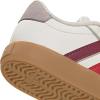 imageadidas Baby VL Court 30 Hook amp Loop ShoeWhiteCollegiate BurgundyWonder Alumina