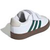 imageadidas Baby VL Court 30 Hook amp Loop ShoeWhiteCollegiate GreenGum