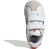imageadidas Baby VL Court 30 Hook amp Loop ShoeWhiteDark BlueBetter Scarlet