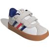 imageadidas Baby VL Court 30 Hook amp Loop ShoeWhitePure RubyMystery Ink