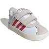 imageadidas Baby VL Court 30 Hook amp Loop ShoeWhiteTeam Colleg Red