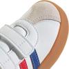 imageadidas Baby VL Court 30 Hook amp Loop ShoeWhiteTeam Royal BlueBetter Scarlet