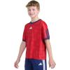 imageadidas Boys Short Sleeve World Cup Soccer TopPure Ruby