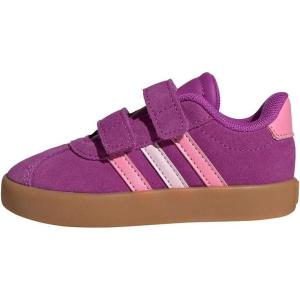 imageadidas Baby VL Court 30 Hook amp Loop ShoeFlash Pink Bliss Pink Clear Pink