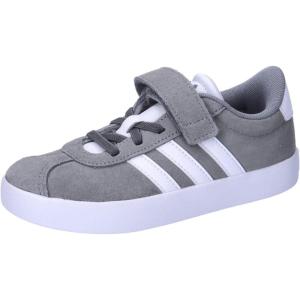 imageadidas Baby VL Court 30 Hook amp Loop ShoeGrey Three Cloud White Grey Two