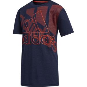 imageadidas Boys Stay Dry Climalite Short Sleeve TShirtStatement Bos Navy