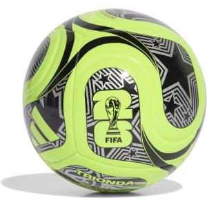 imageadidas FIFA World Cup 26 Trionda Soccer BallLucid LemonBlackSilver Metallic