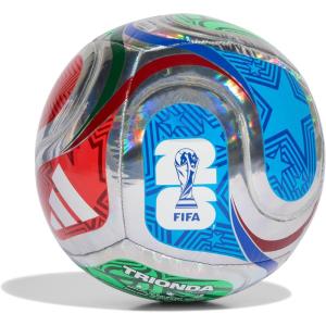 imageadidas FIFA World Cup 26 Trionda Soccer BallMulticolorWhiteTeam Royal BlueSolar Blue Foil