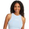 imageAdidas Womens Essentials Linear Slim Cotton Tank TopBlueWhite