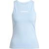 imageAdidas Womens Essentials Linear Slim Cotton Tank TopBlueWhite