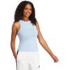 imageAdidas Womens Essentials Linear Slim Cotton Tank TopBlueWhite