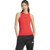 imageAdidas Womens Essentials Linear Slim Cotton Tank TopPure RubyBlack