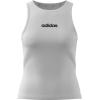 imageAdidas Womens Essentials Linear Slim Cotton Tank TopWhiteBlack