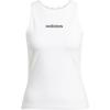 imageAdidas Womens Essentials Linear Slim Cotton Tank TopWhiteBlack