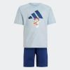 imageadidas Boys Disney Mickey Mouse TShirt SetWonder BlueDark BlueCrew Yellow