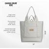 imageadidas Canvas Court Tote Bag for Women and MenOffwhite