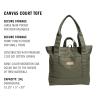 imageadidas Canvas Court Tote Bag for Women and MenOlive Strata Green