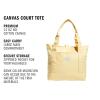 imageadidas Canvas Court Tote Bag for Women and MenSemi Ice Tangerine Orange
