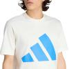 imageadidas Mens Essentials Big Logo TShirtOff WhiteRay Blue
