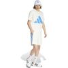 imageadidas Mens Essentials Big Logo TShirtOff WhiteRay Blue