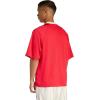 imageadidas Mens Men Stadium Seasonal Mesh TShirtPure RubyOff WhiteCrystal Linen