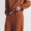 imageadidas Mens Soft Lux Loose PantsDusky Bronze
