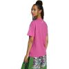 imageadidas Womens Farm Rio Graphic TShirtSemi Lucid FuchsiaCrystal Linen